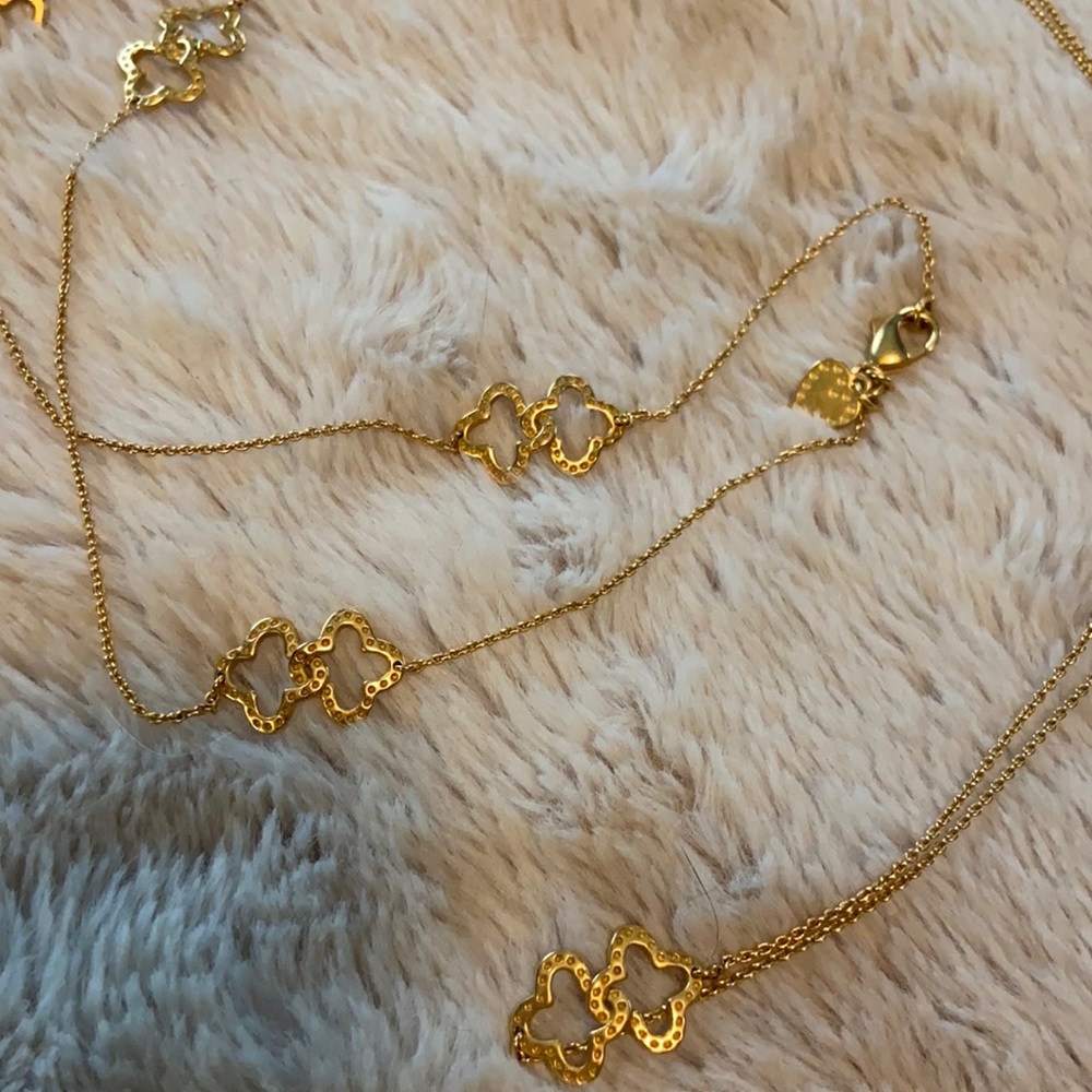 Stella & Dot Gold Wrap Necklace